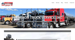 Desktop Screenshot of precisiontrucksc.com